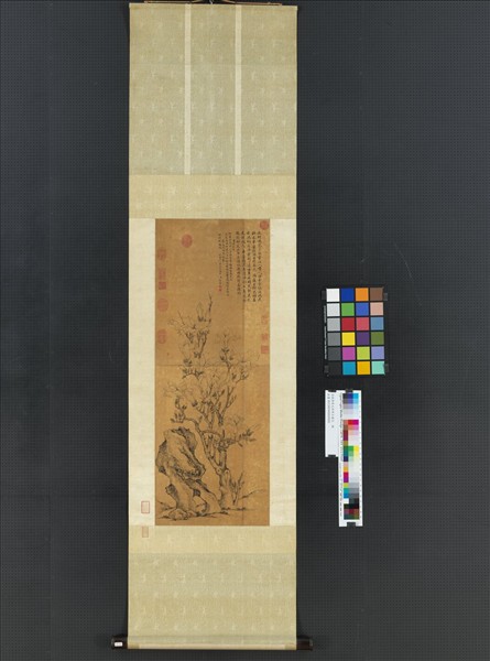 清蔣溥摹文徵明玉蘭花　軸