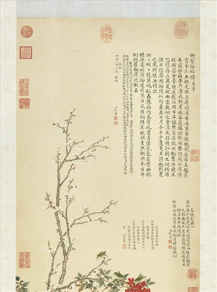 清蔣溥絡緯圖　軸