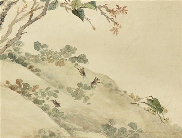 清蔣溥絡緯圖　軸