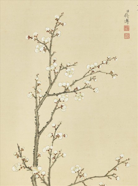 清蔣溥絡緯圖　軸