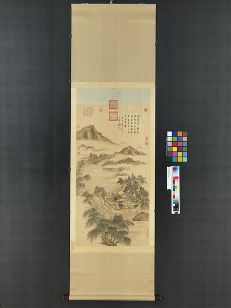 清董邦達山水　軸