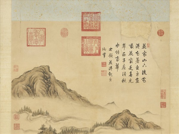 清董邦達山水　軸