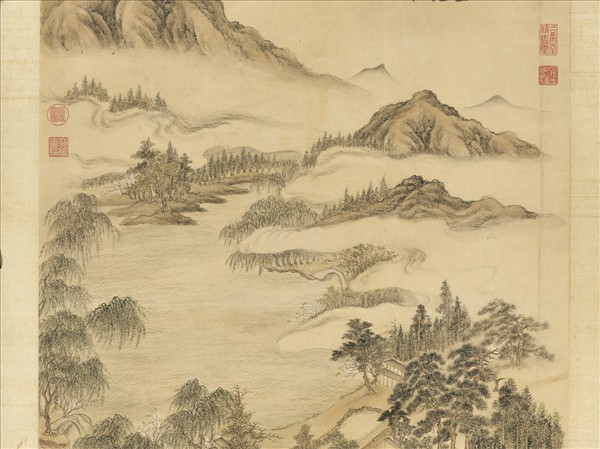 清董邦達山水　軸