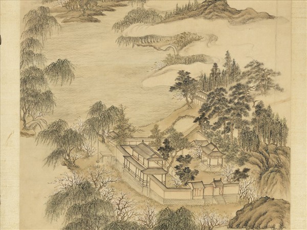 清董邦達山水　軸