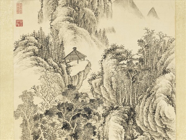 清董邦達山水　軸