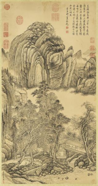 清董邦達畫山水　軸