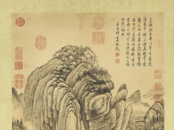 清董邦達畫山水　軸