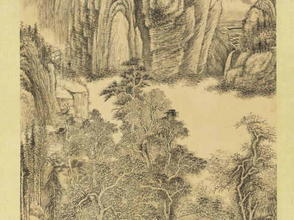 清董邦達畫山水　軸