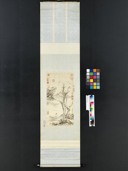 清錢維城山水　軸