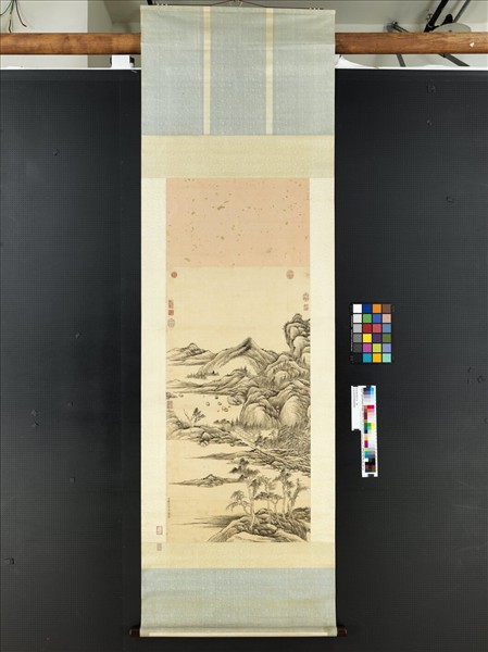 清錢維城畫山水　軸