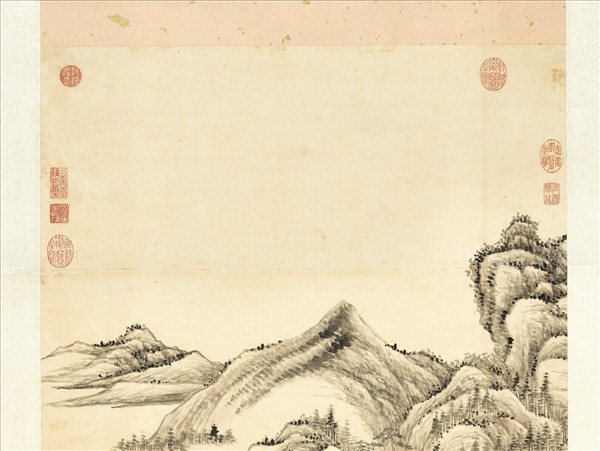 清錢維城畫山水　軸