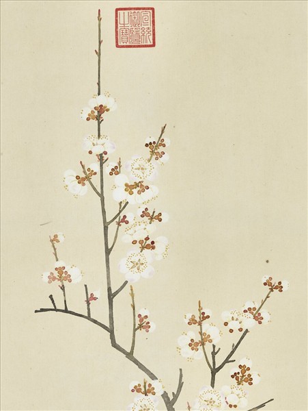 清錢維城畫萬彙熙春圖　軸