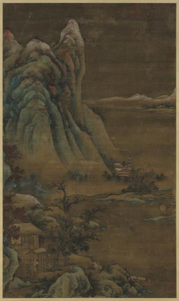 宋樓觀江山雪霽　軸