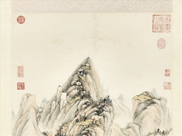 清永瑢畫山水　軸