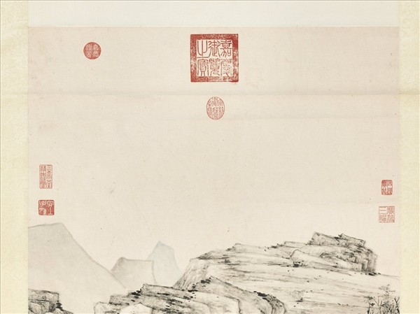 清永瑢畫山水　軸