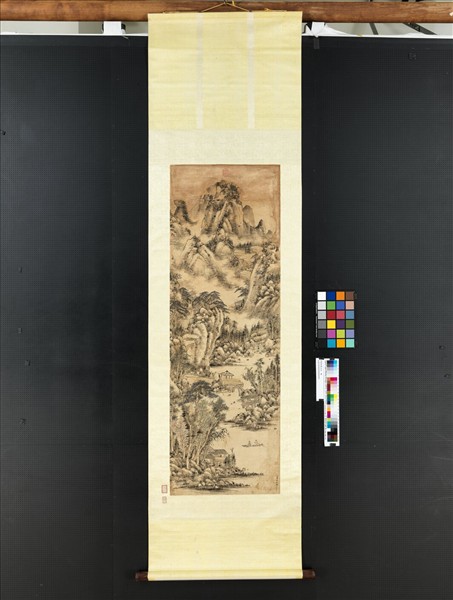 清董誥畫山水　軸