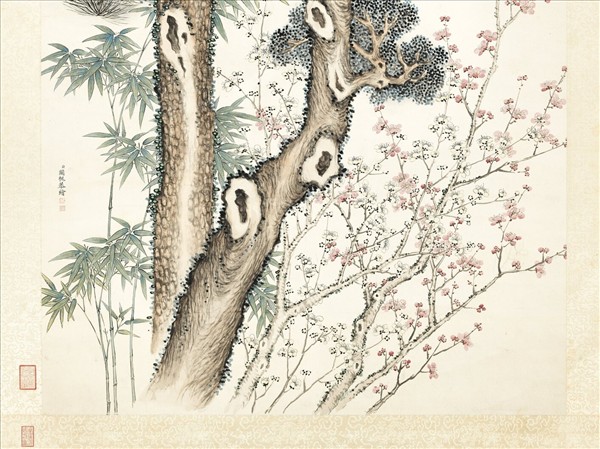 清關槐健節恆春　軸