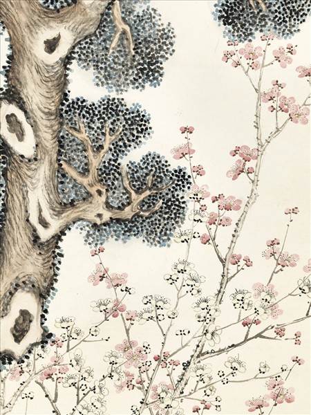 清關槐健節恆春　軸