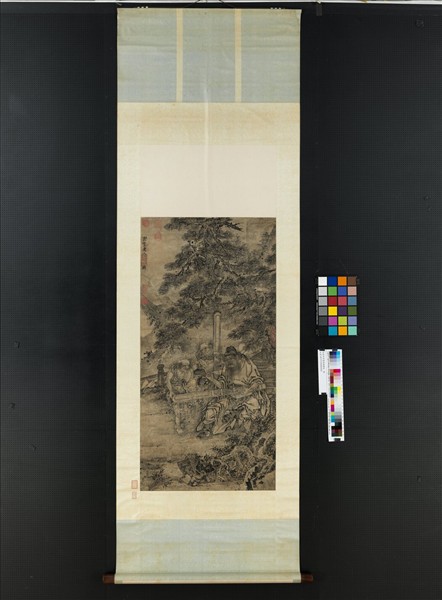 清張仲學畫歲朝鍾馗　軸