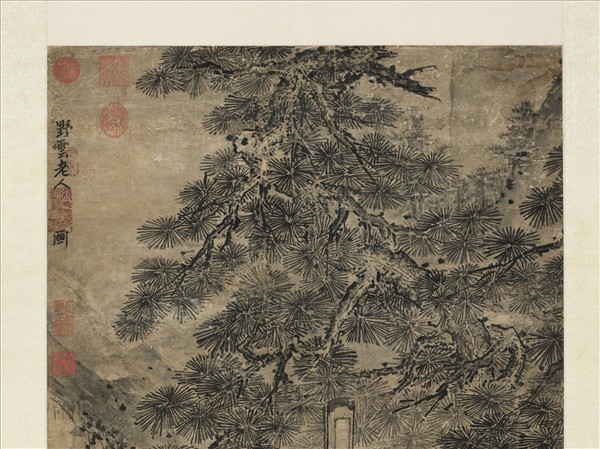 清張仲學畫歲朝鍾馗　軸