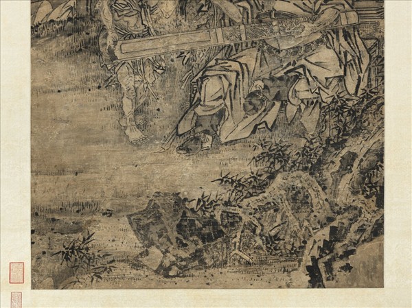 清張仲學畫歲朝鍾馗　軸