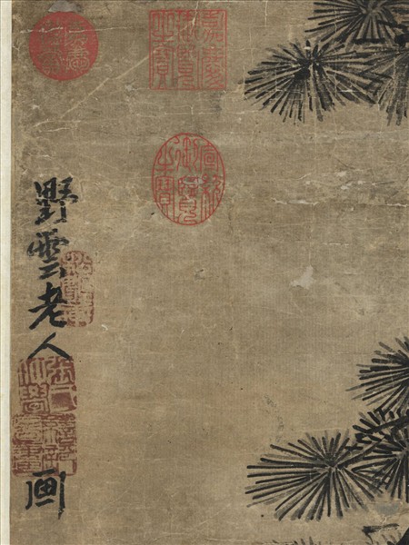 清張仲學畫歲朝鍾馗　軸