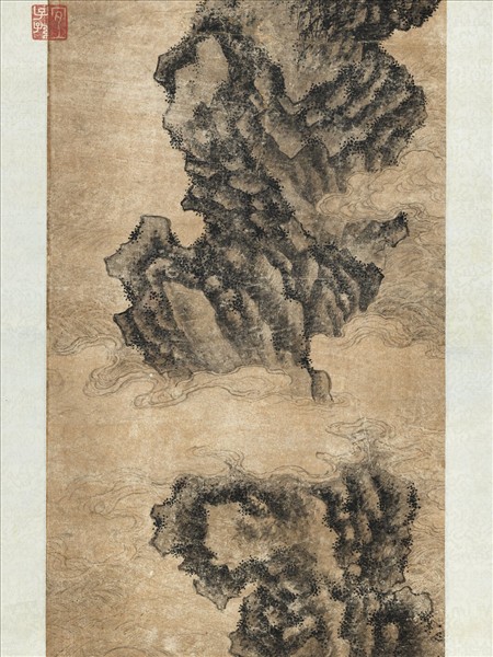 明錢旭中流砥柱　軸