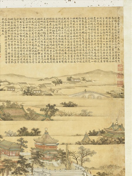 清張鎬畫連昌宮圖　軸