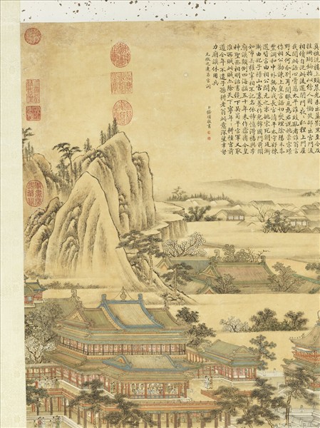 清張鎬畫連昌宮圖　軸