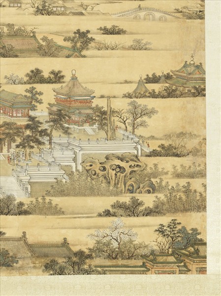 清張鎬畫連昌宮圖　軸