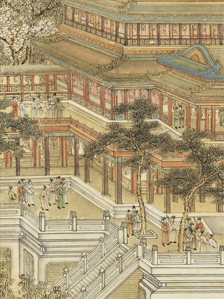 清張鎬畫連昌宮圖　軸