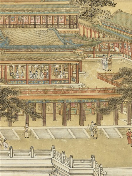 清張鎬畫連昌宮圖　軸