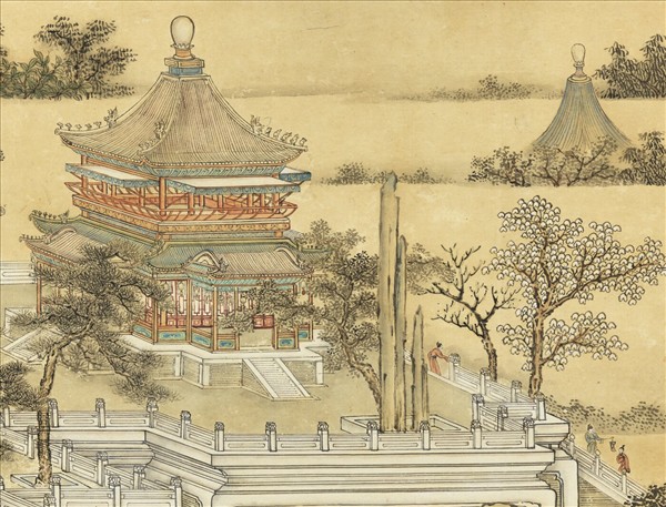 清張鎬畫連昌宮圖　軸