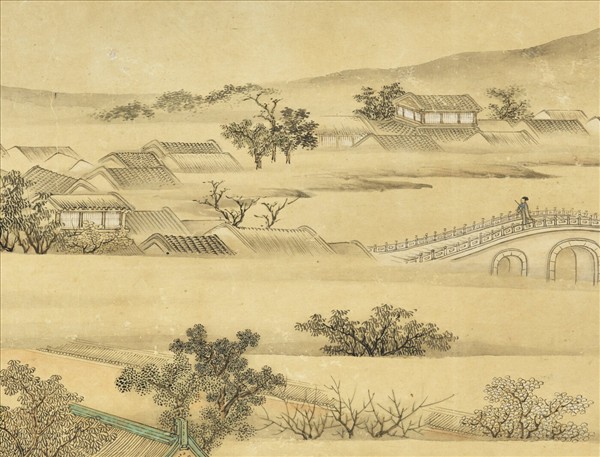 清張鎬畫連昌宮圖　軸