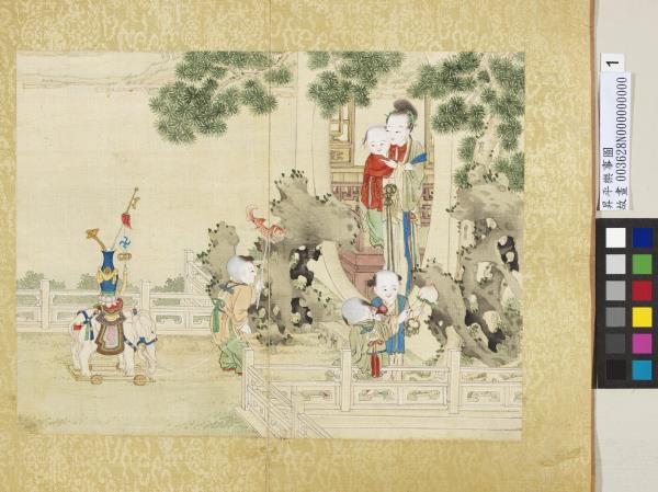 昇平樂事圖　冊　白象花燈