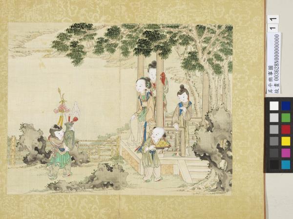 昇平樂事圖　冊　吉慶平安