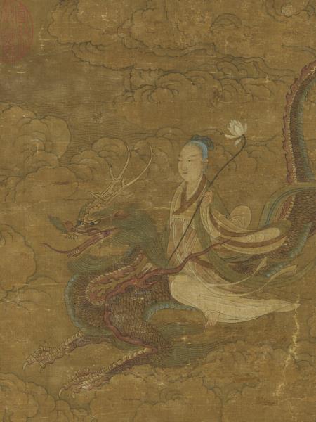 宋趙伯駒飛仙圖　軸