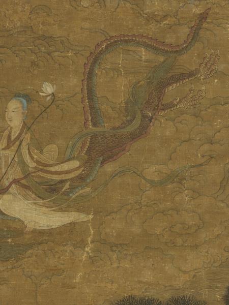 宋趙伯駒飛仙圖　軸