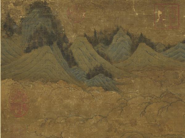 宋趙伯駒飛仙圖　軸