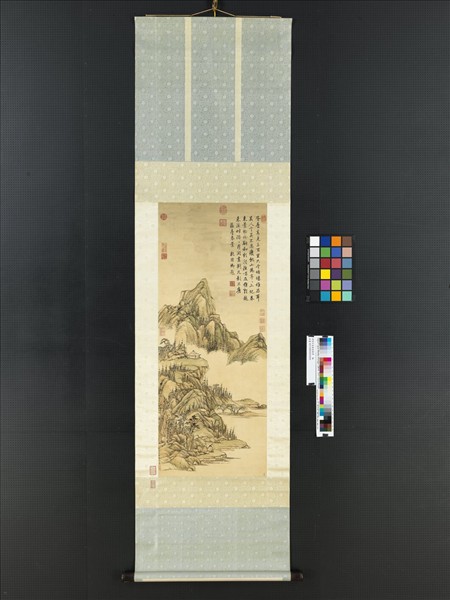 清張宗蒼蘇臺春景　軸