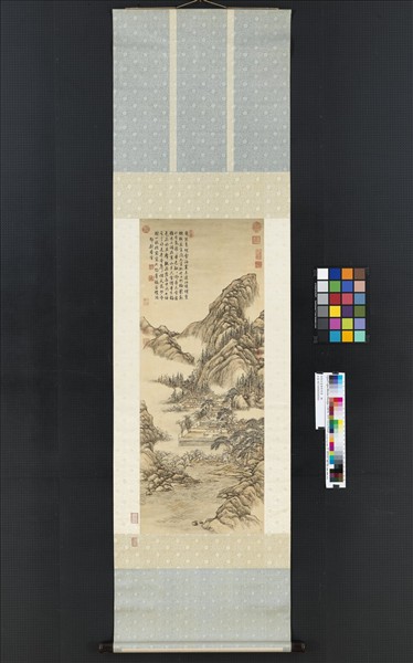 清張宗蒼鄧尉香雪　軸