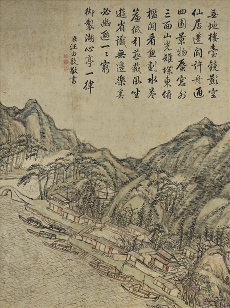 清張宗蒼西湖圖　軸