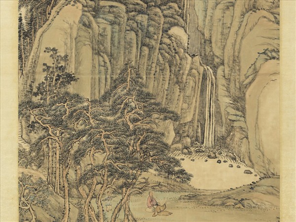 清張宗蒼松陰高士圖 軸 - 故宮