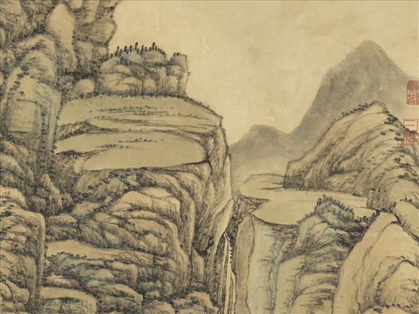 清張宗蒼松陰高士圖 軸 - 故宮