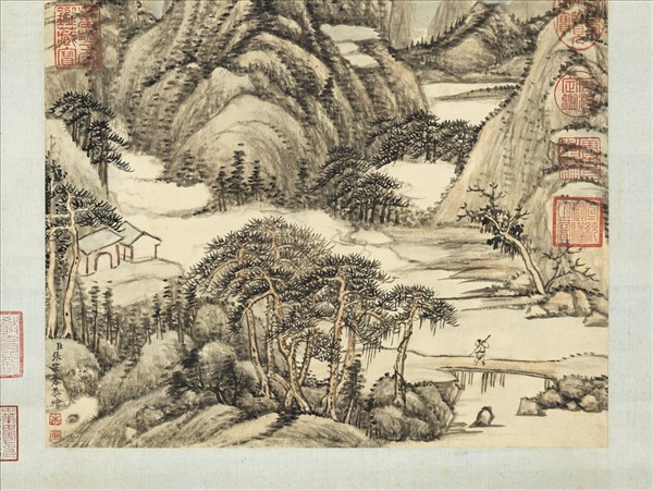 清張宗蒼畫山水　軸