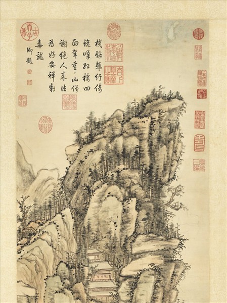 清張宗蒼摹黃公望山水　軸