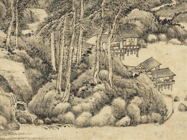 清張宗蒼仿董北苑筆意　軸