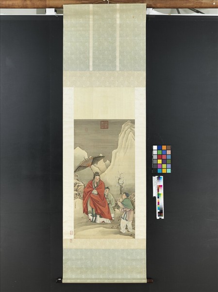 清冷枚人物畫幅　軸