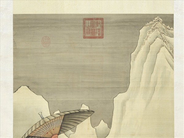 清冷枚人物畫幅　軸