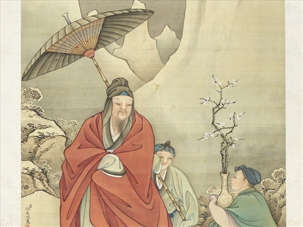 清冷枚人物畫幅　軸